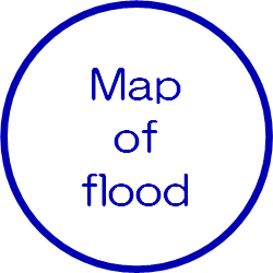 Map of flood