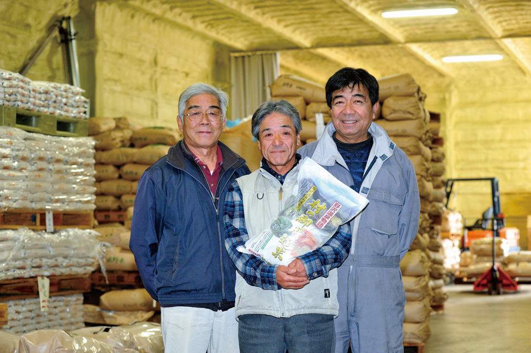 野沢温泉のブランド米の生産者